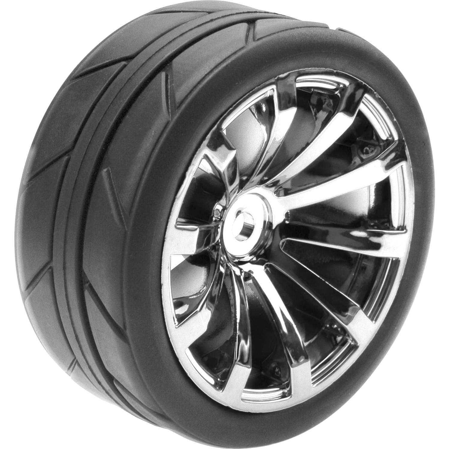 Neumáticos de Caucho 65mm y Ruedas de Plástico ShareGoo 1/10 RC