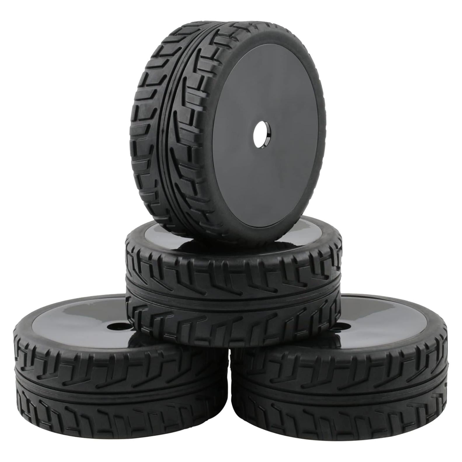 4 Ruedas y Neumáticos 17mm Rchobbytop para Buggy RC 1/8