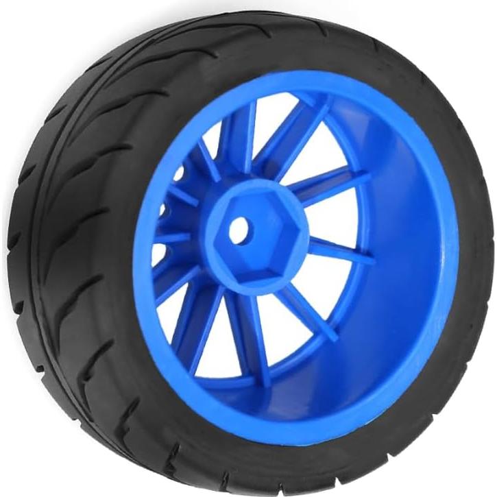 Neumáticos RC 1/10 JIHAIYEMENGZHEN W212 Azul 68mm 4PCS