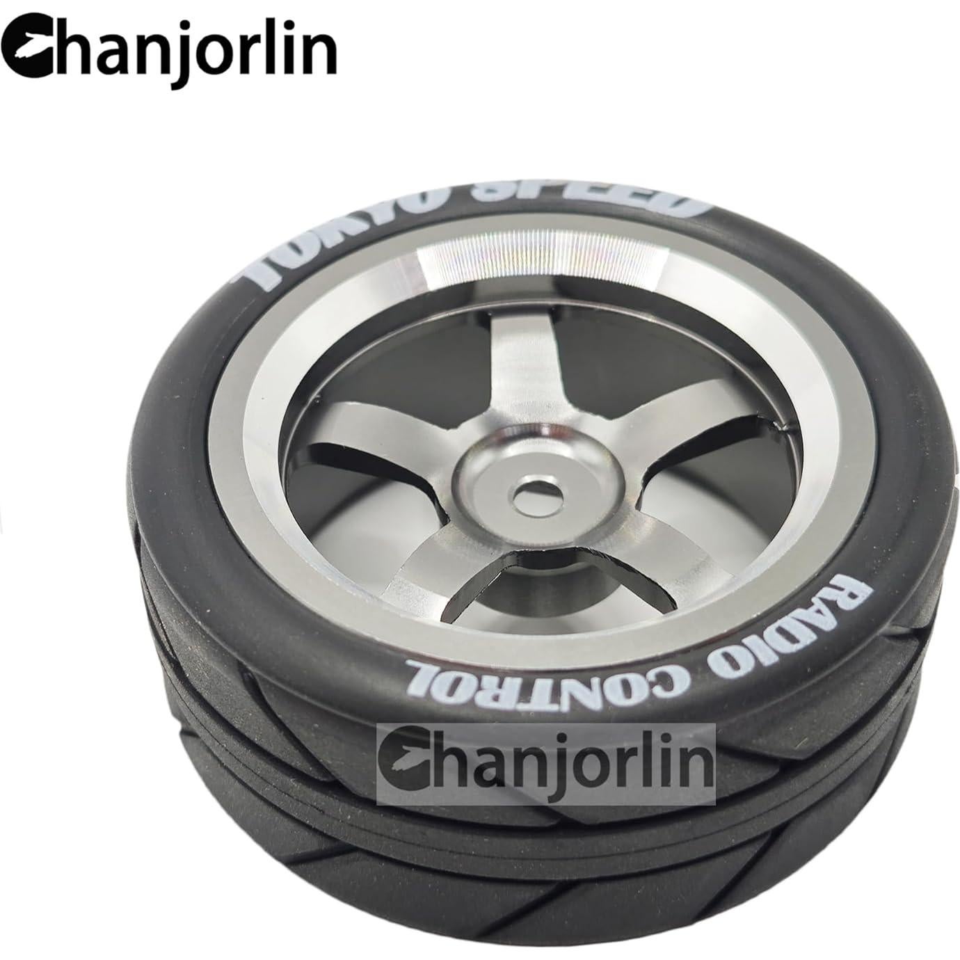 Neumáticos y Ruedas RC 1:10 Chanjorlin 4 Pcs 65mm Drift