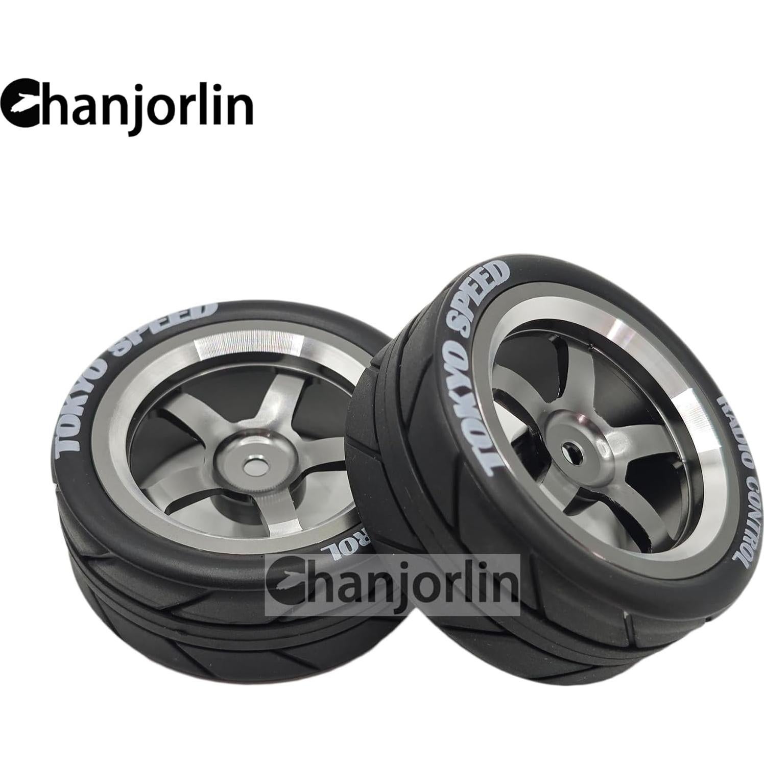 Neumáticos y Ruedas RC 1:10 Chanjorlin 4 Pcs 65mm Drift