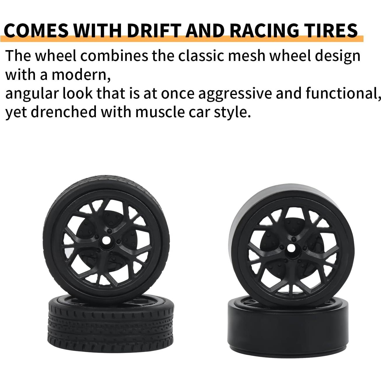 Coche de Policía RC Drift 1:14 QUN SHUN 4WD 20km/h