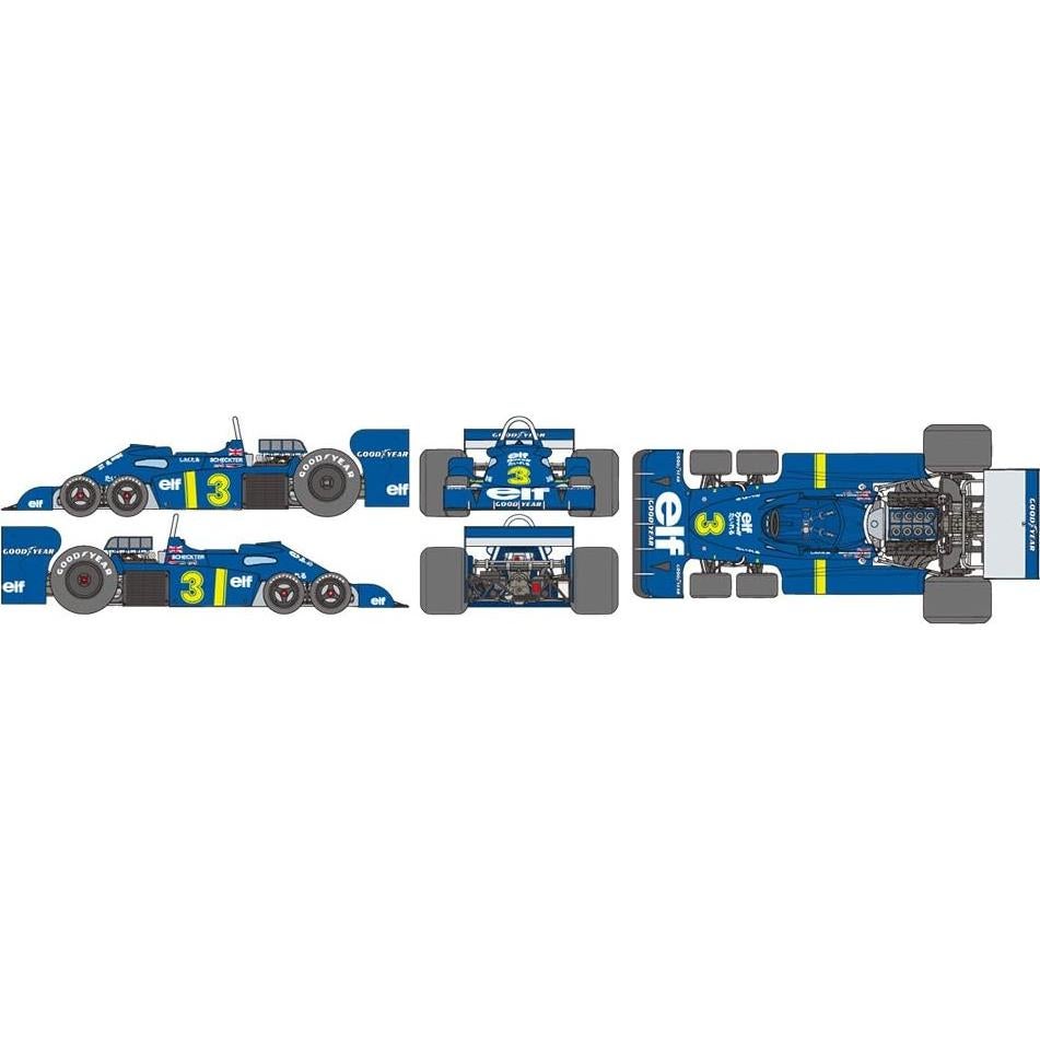 Tamiya 1/20 Tyrrell P34 Seis Ruedas Kit de Modelo Plástico