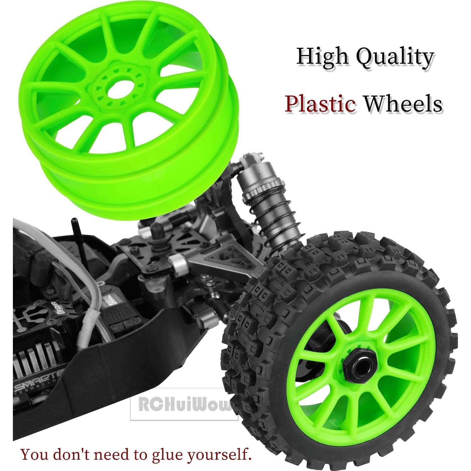 Neumáticos Buggy RC RCHuiWow 1/8 17mm Verde - Todo Terreno