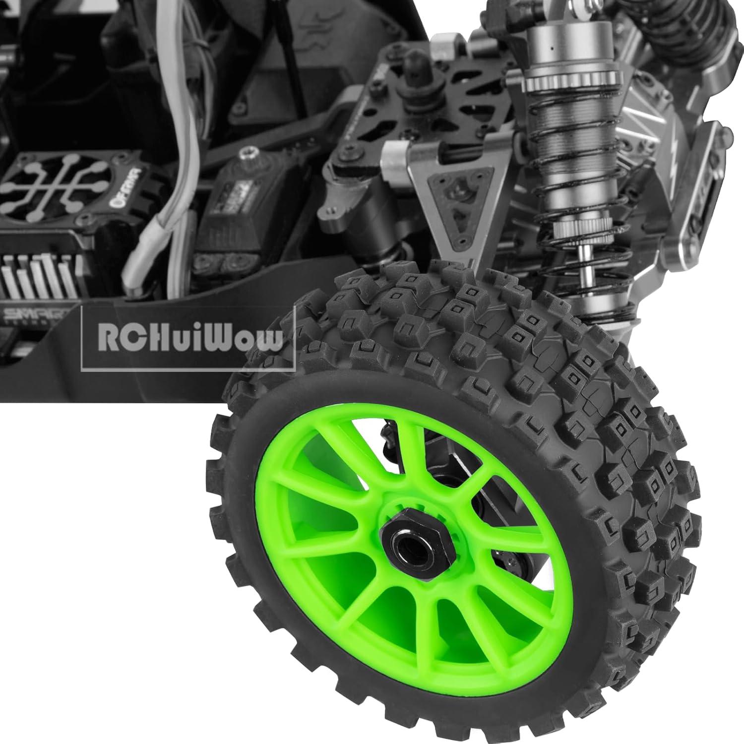 Neumáticos Buggy RC RCHuiWow 1/8 17mm Verde - Todo Terreno