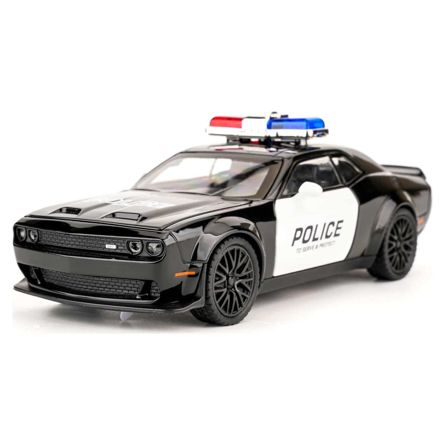 Coche de Juguete Policía Dodge Challenger Hellcat 1/32 BDTCTK