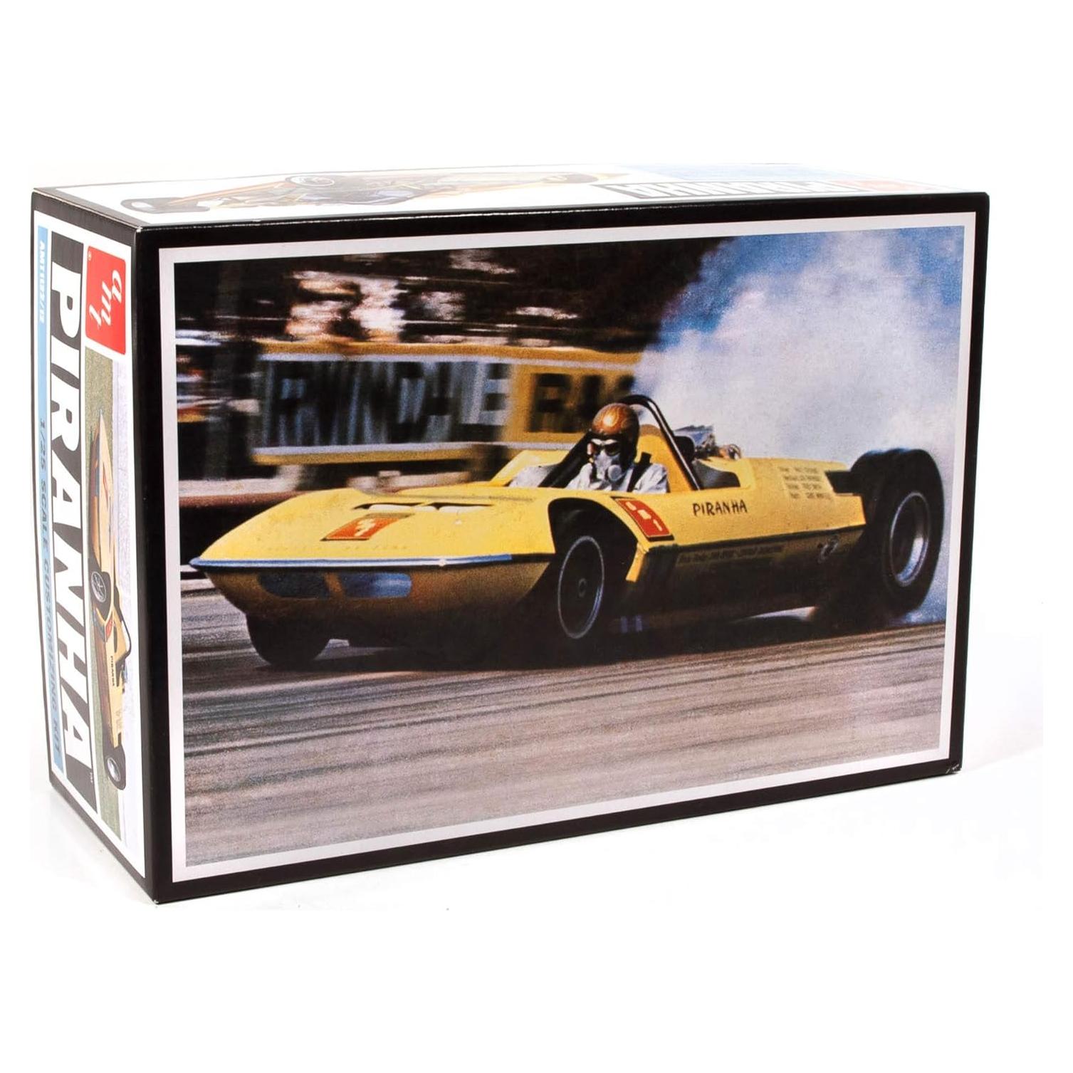 Kit de Modelo a Escala 1:25 AMT Piranha Dragster - Plástico Blanco