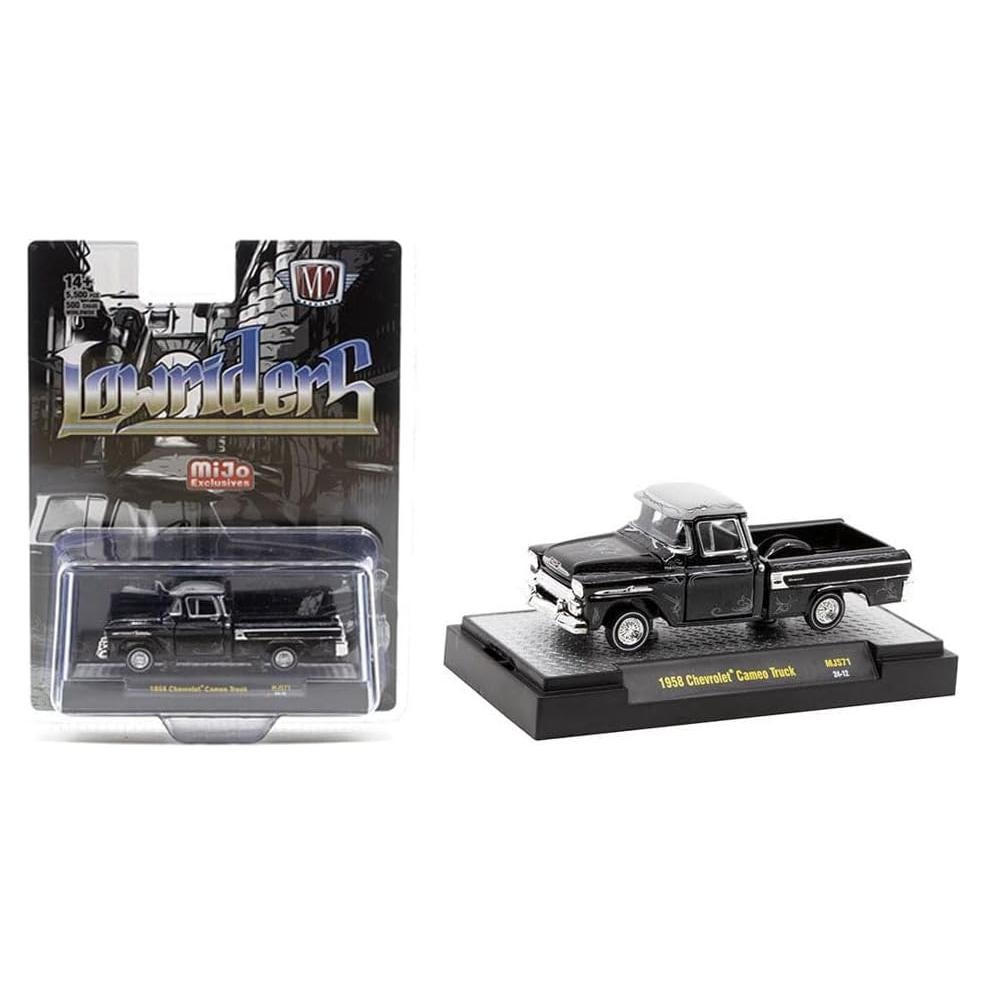 Camioneta Pickup Chevy Cameo 1958 Diecast 1/64 Edición Limitada