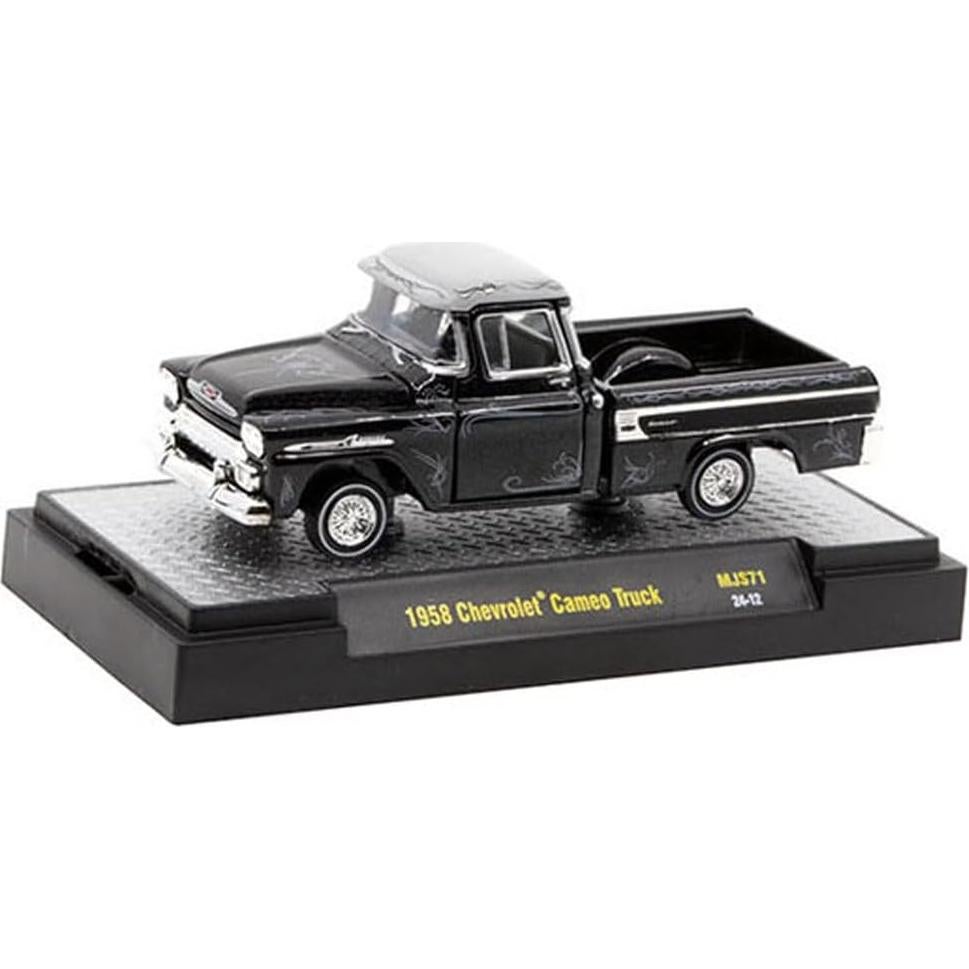 Camioneta Pickup Chevy Cameo 1958 Diecast 1/64 Edición Limitada