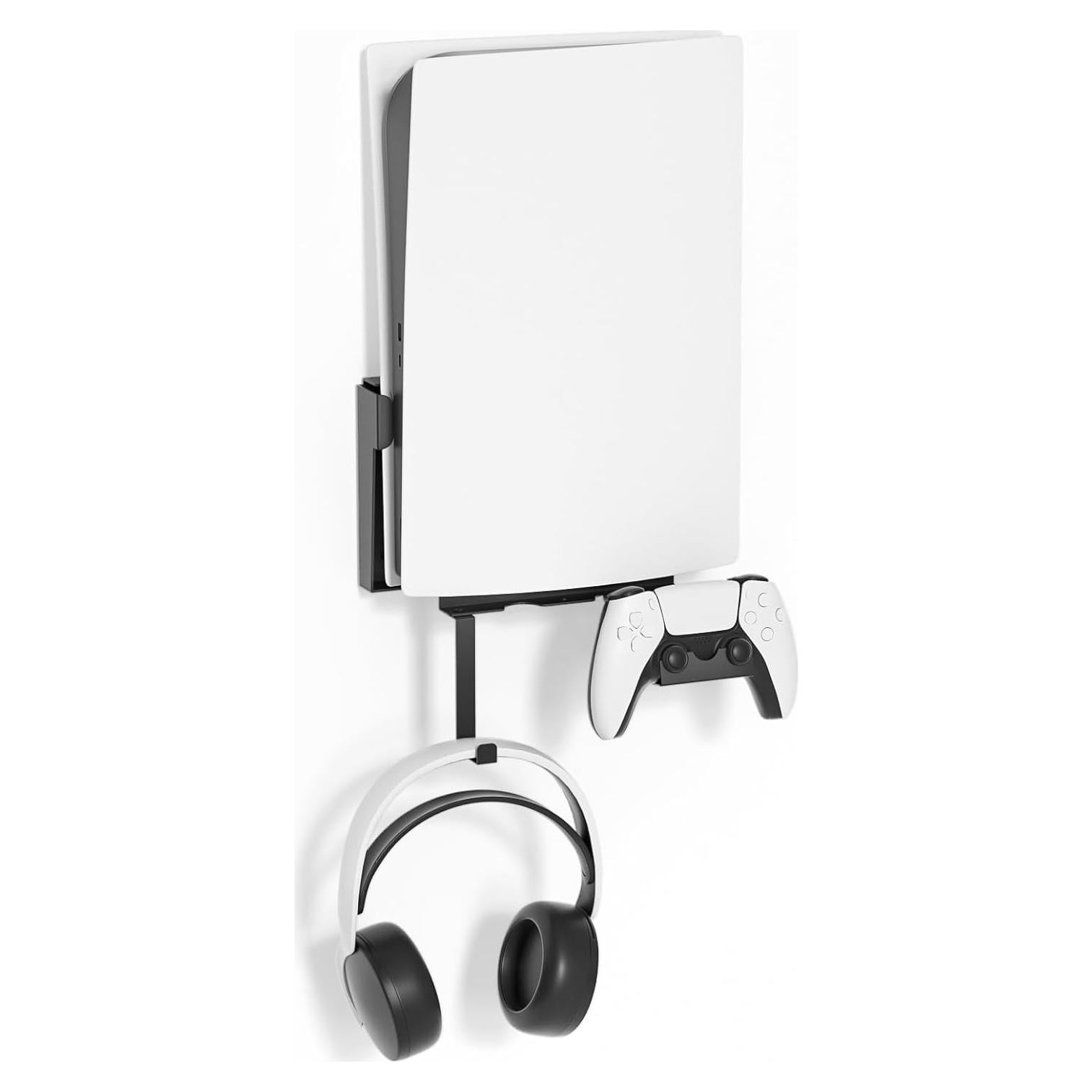 Soporte de Pared para PS5 Chunxiao - Negro, Disipación de Calor