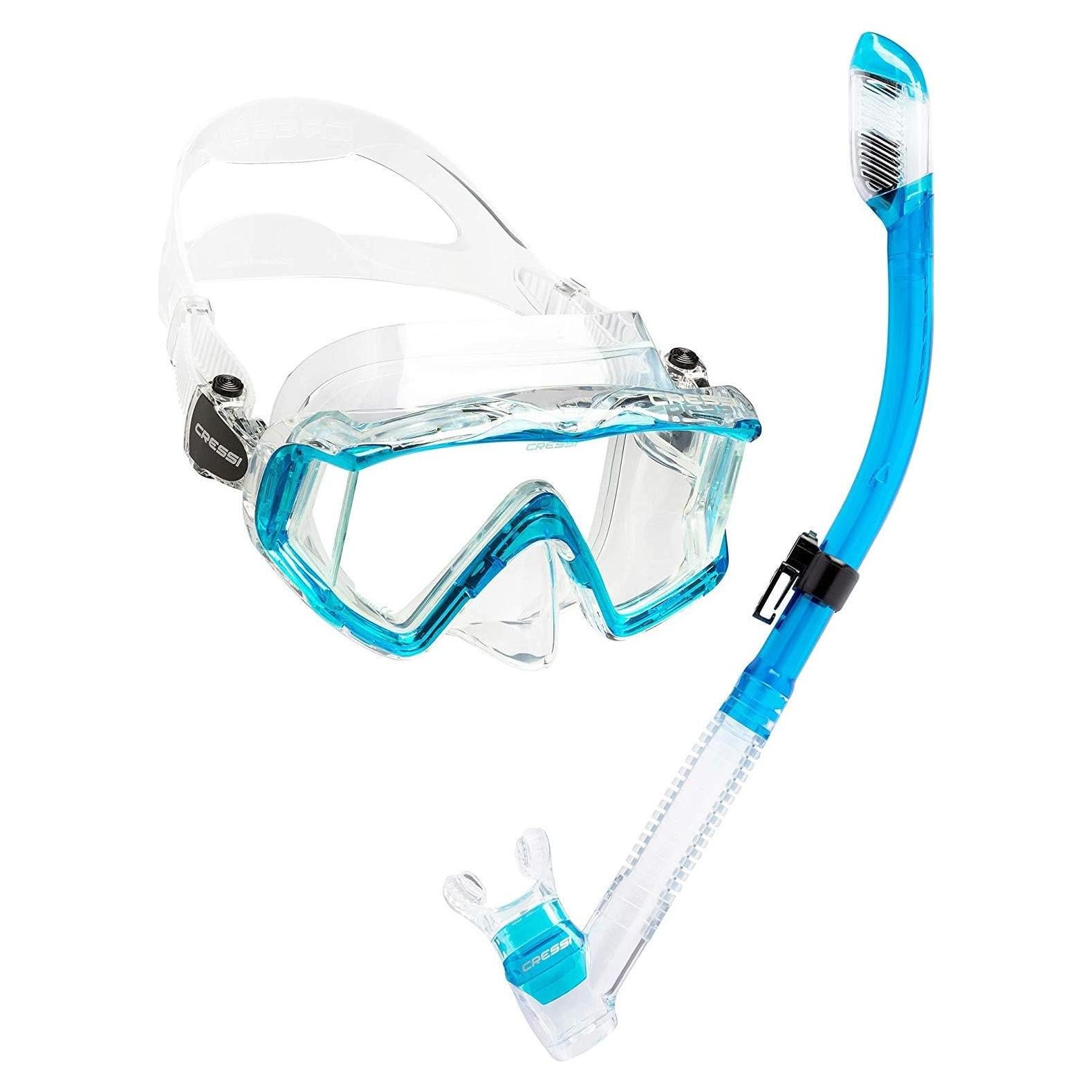 Kit Máscara y Snorkel Cressi Pano 3 & Supernova Dry