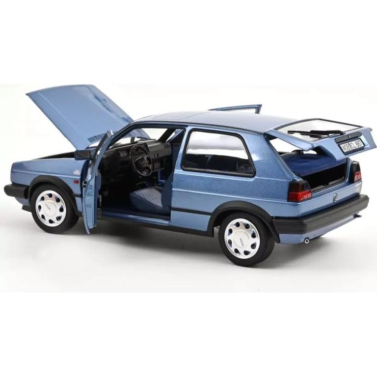 Coche Diecast Norev 1/18 Golf 1988 Azul Estrella Metálico