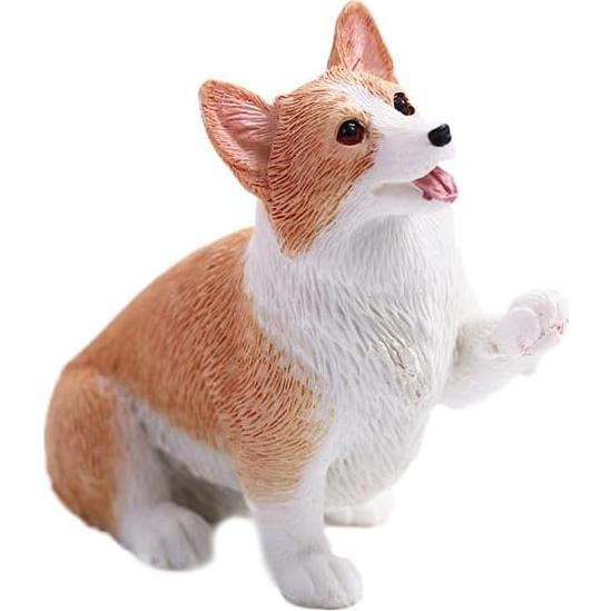 Figurita Mini Corgi Leadigol - Adorno de Resina 3-5cm
