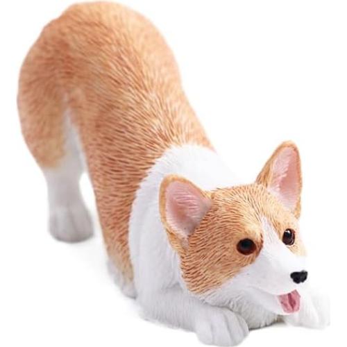 Figurita Mini Corgi Leadigol - Adorno de Resina 3-5cm