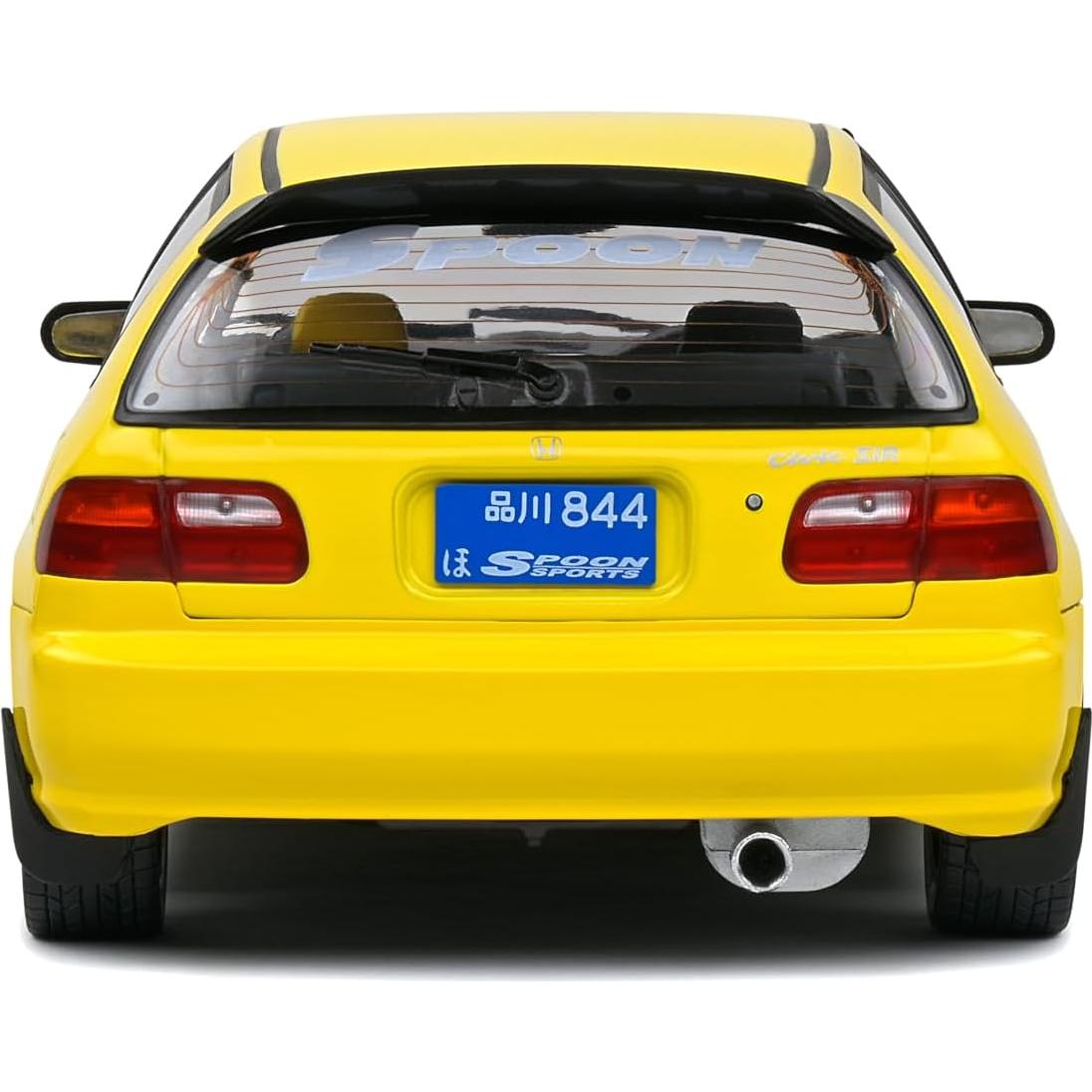 Coche Miniatura 1:18 Solido Honda Civic EG6 Spoon Amarillo