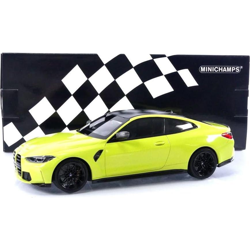 Minichamps 1:18 BMW M4 2020 Amarillo Diecast Coleccionable