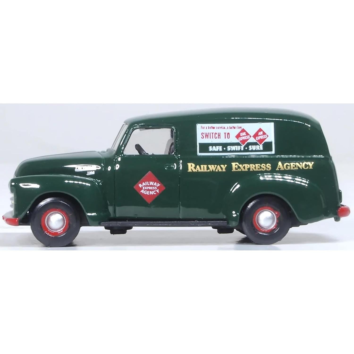 Furgoneta Chevy 1950 Diecast Verde Oscuro 1:87 Oxford