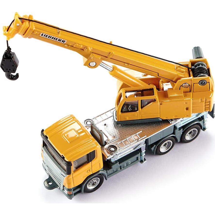 Camión Grúa Telescópica Siku 1859 Metal Amarillo 1:87
