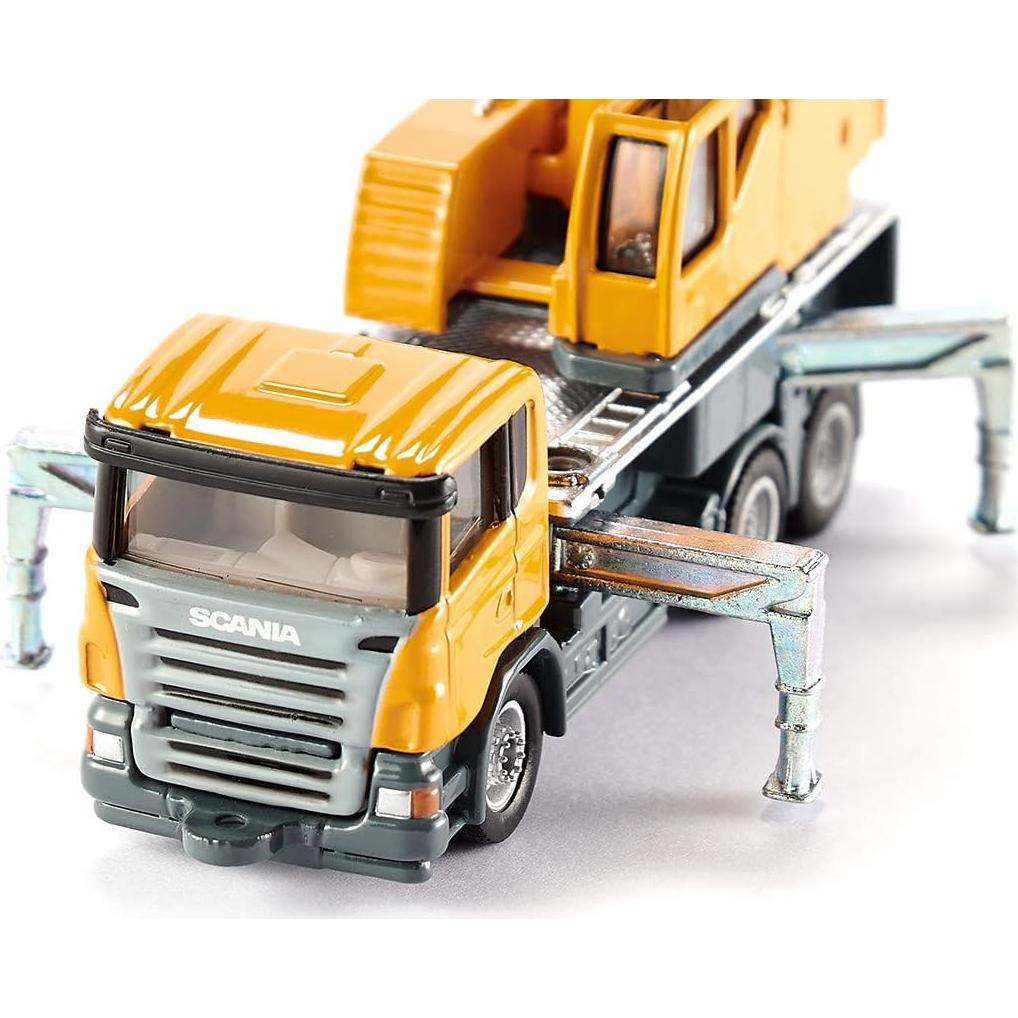 Camión Grúa Telescópica Siku 1859 Metal Amarillo 1:87