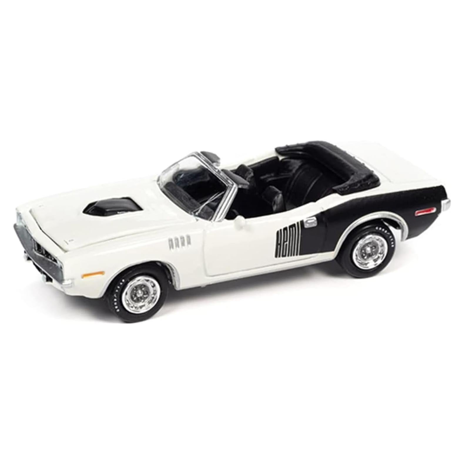 Modelo Diecast 1/64 Plymouth Barracuda 1971 Johnny Lightning