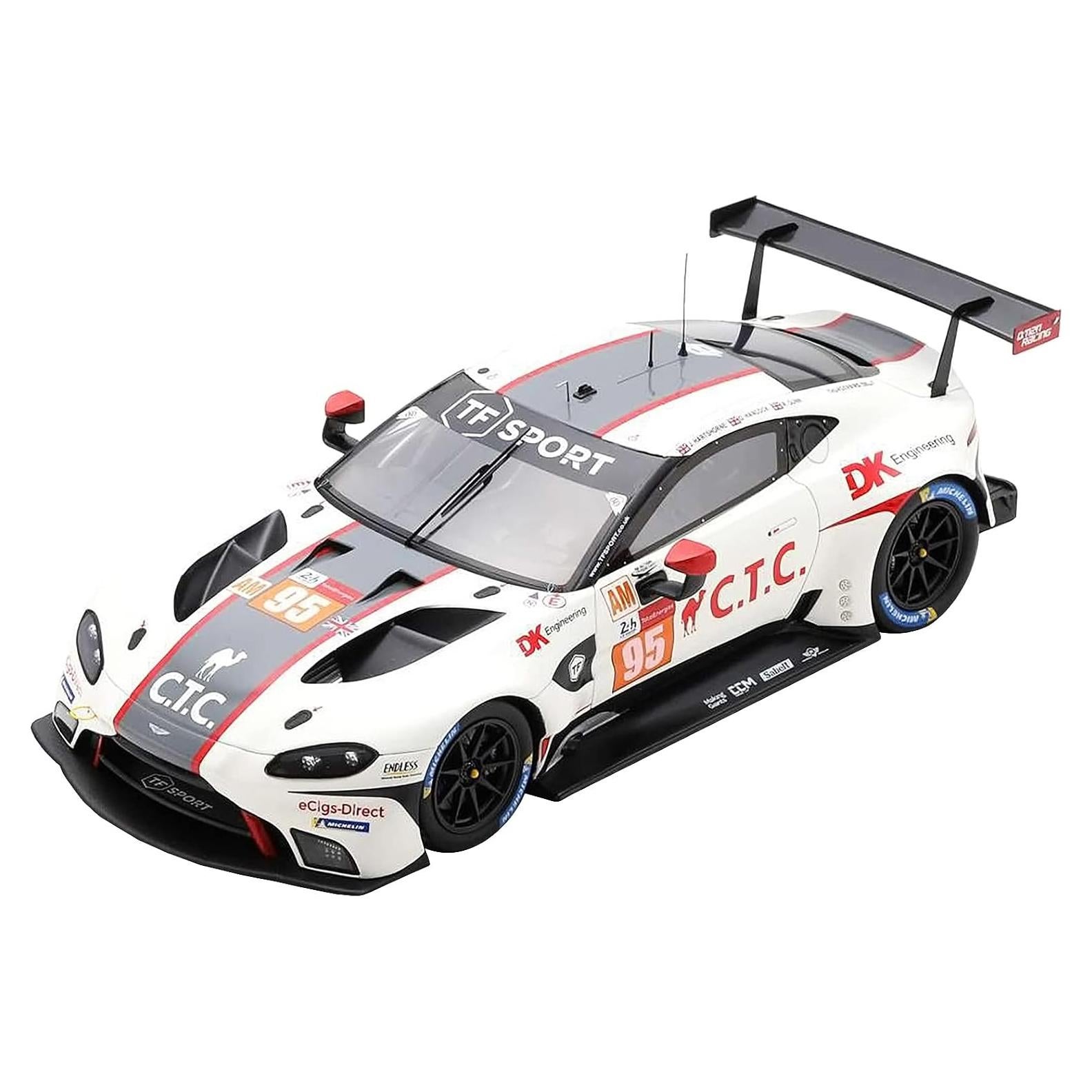 Modelo de Coche Vantage AMR #95 Spark 1:18 24h Le Mans 2021
