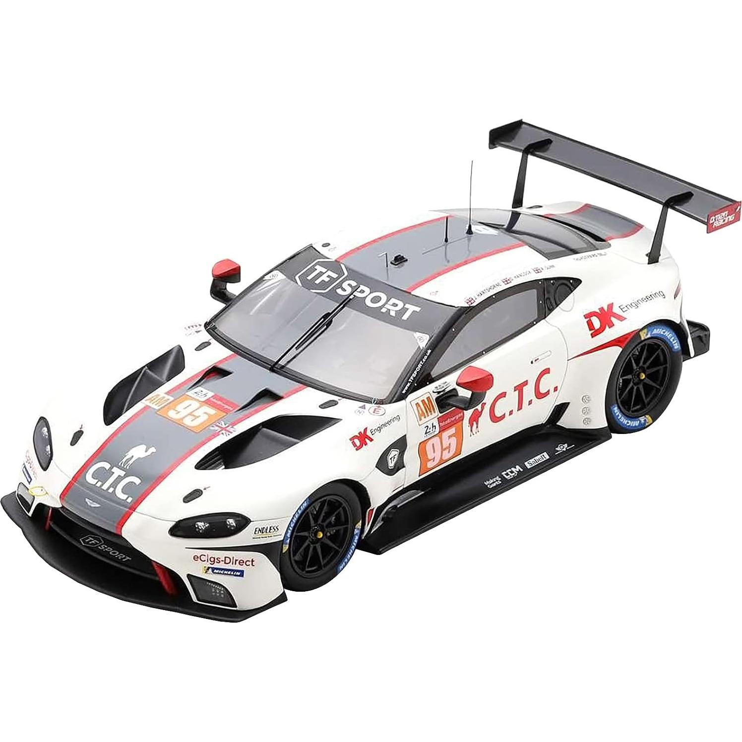 Modelo de Coche Vantage AMR #95 Spark 1:18 24h Le Mans 2021