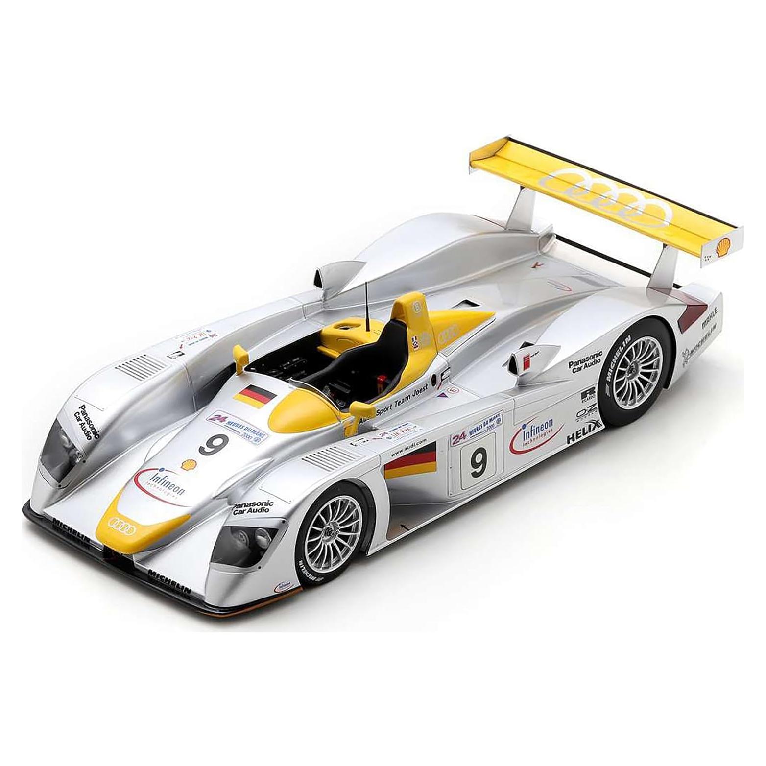 Modelo de Coche R8 #9 Sport Team Joest 1/18 Spark 18S838