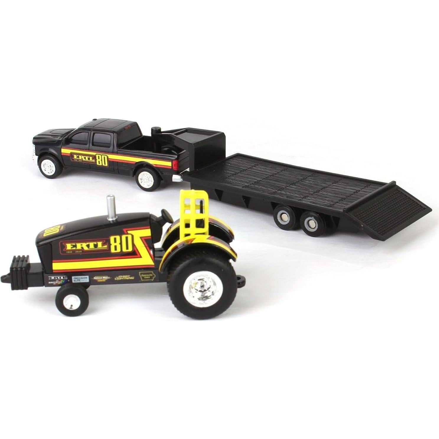 Conjunto de Juguetes de Granja ERTL 80 Aniversario Tractor y Camioneta