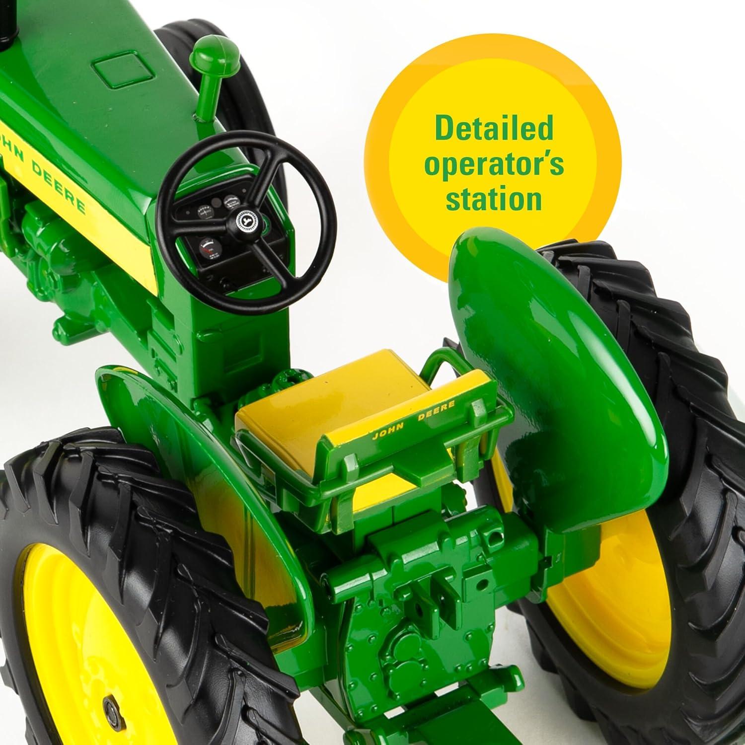 Tractor de Juguete John Deere 435 Escala 1:16 Metal Fundido