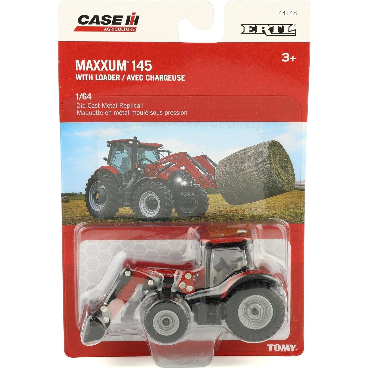 Tractor ERTL Case IH Maxxum 145 con Cargador 1/64