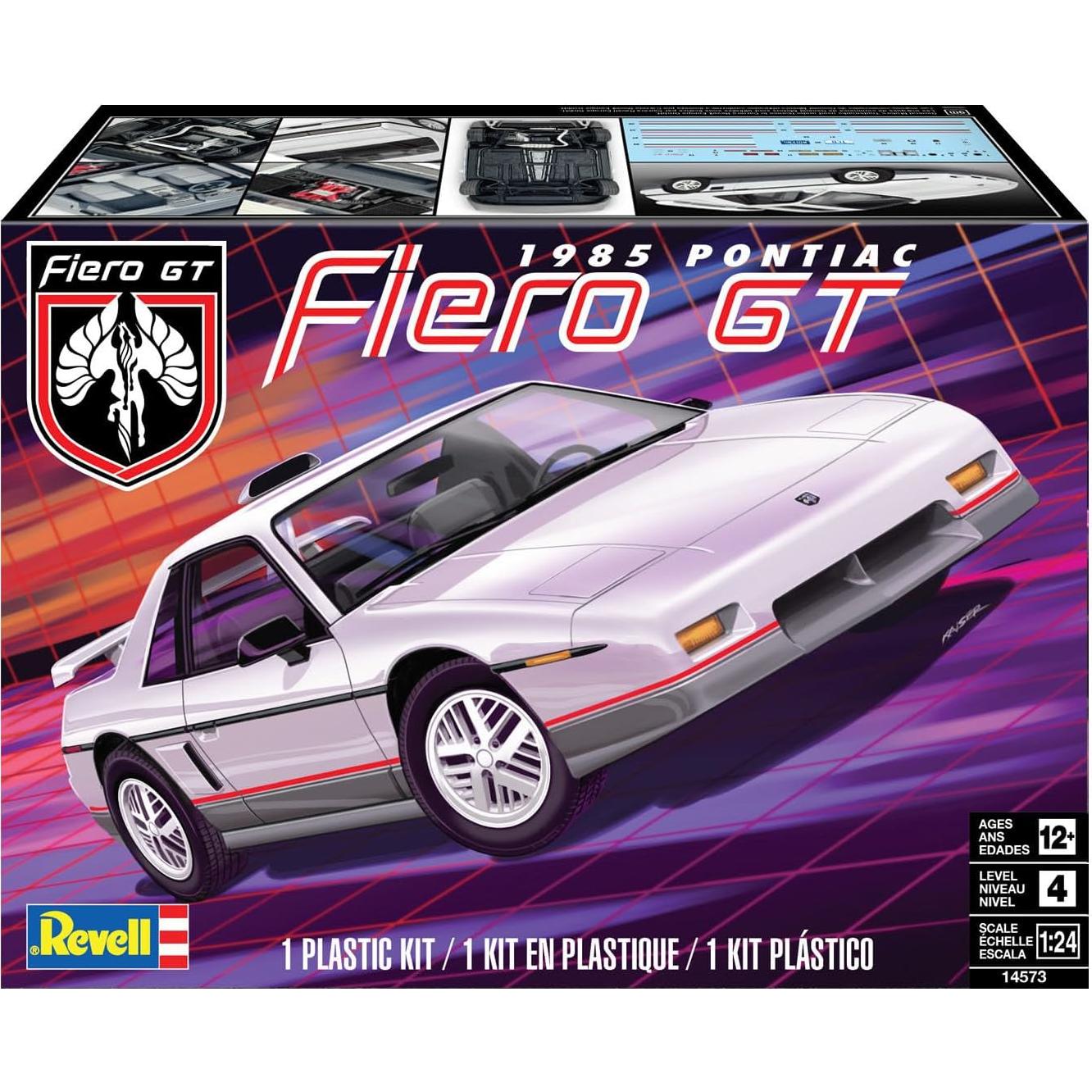 Revell 14573 Pontiac Fiero GT 1985 1:24 Kit de Modelos 79-Piezas