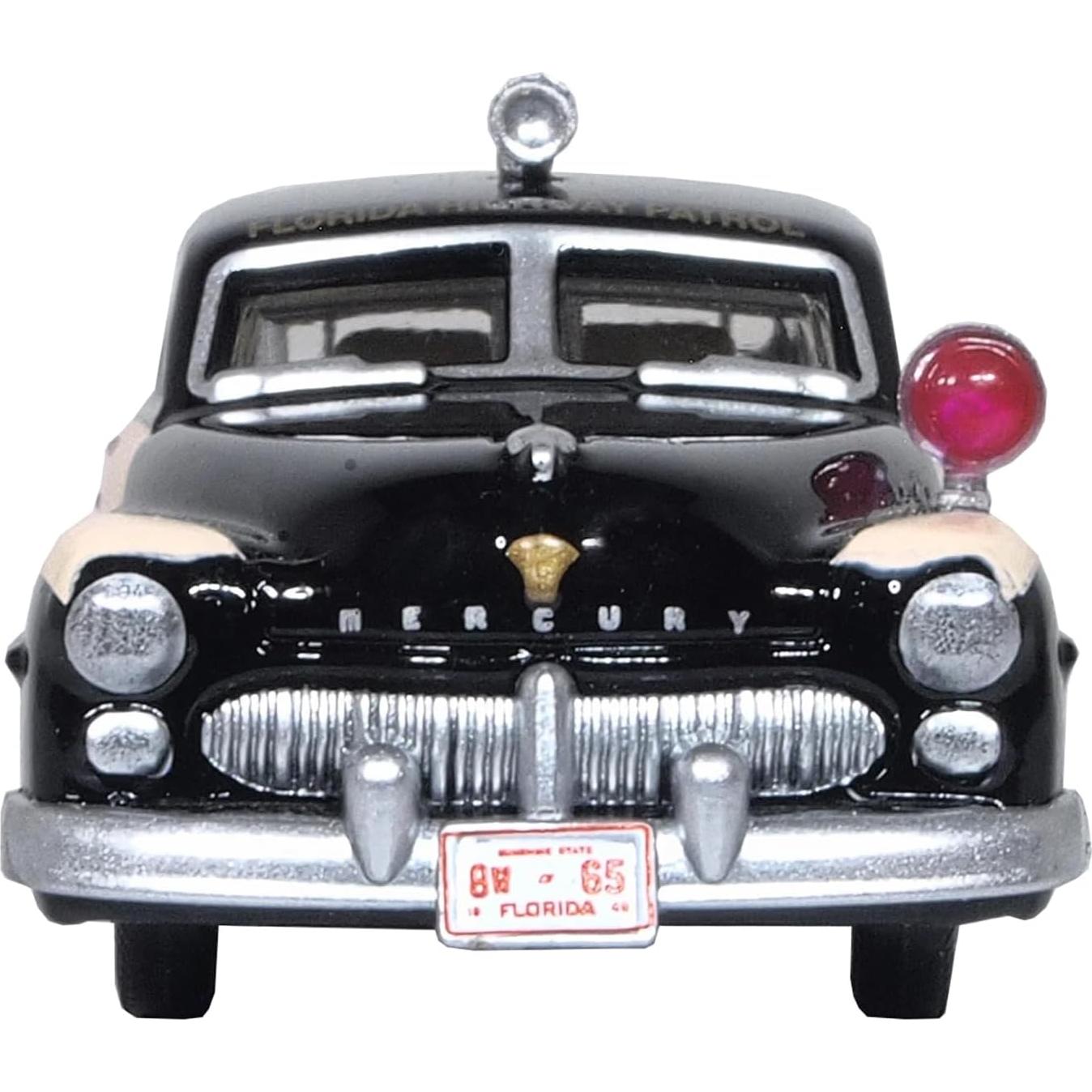Modelo de Coche Diecast Oxford 1949 Mercury Monarch Policía 1:87