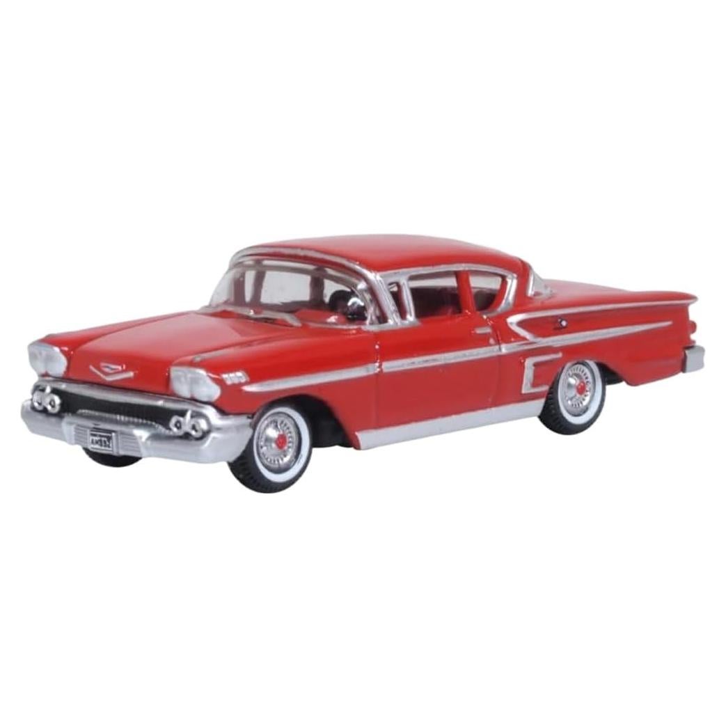 Modelo 1:87 Chevy Impala Sports Coupe Oxford Diecast Rojo