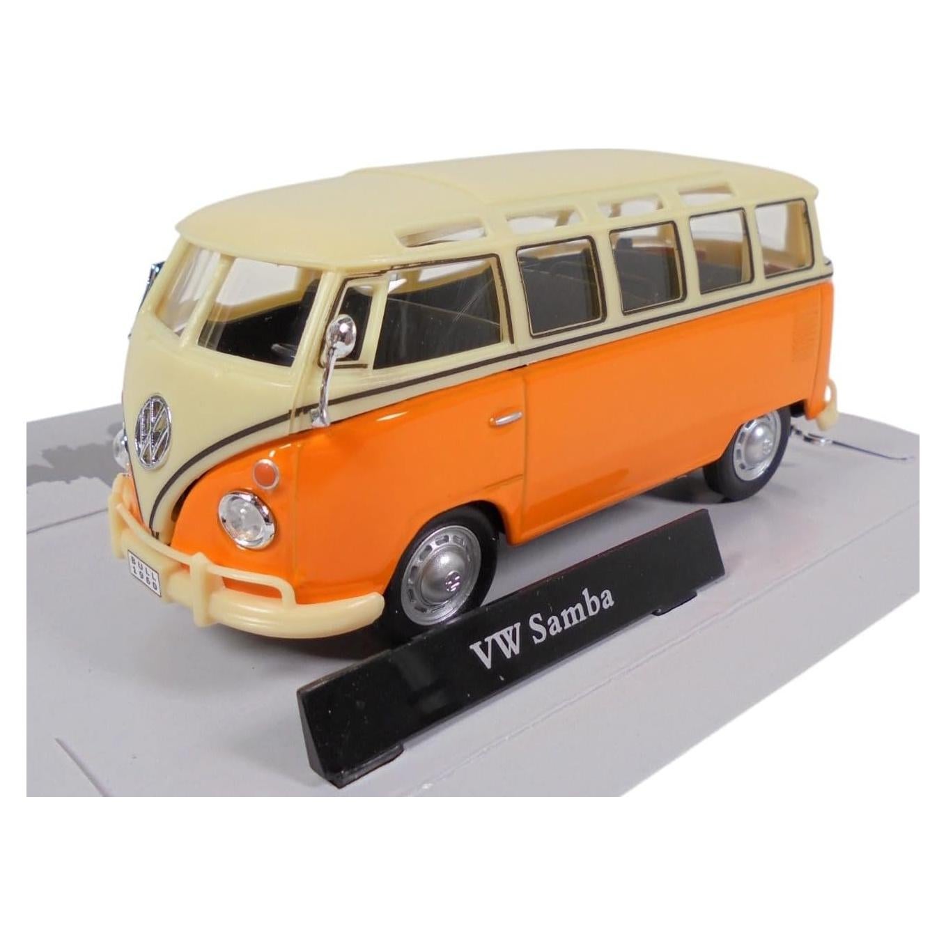 Miniatura Coche Volkswagen Samba Combi Naranja 1/43 OPO 10
