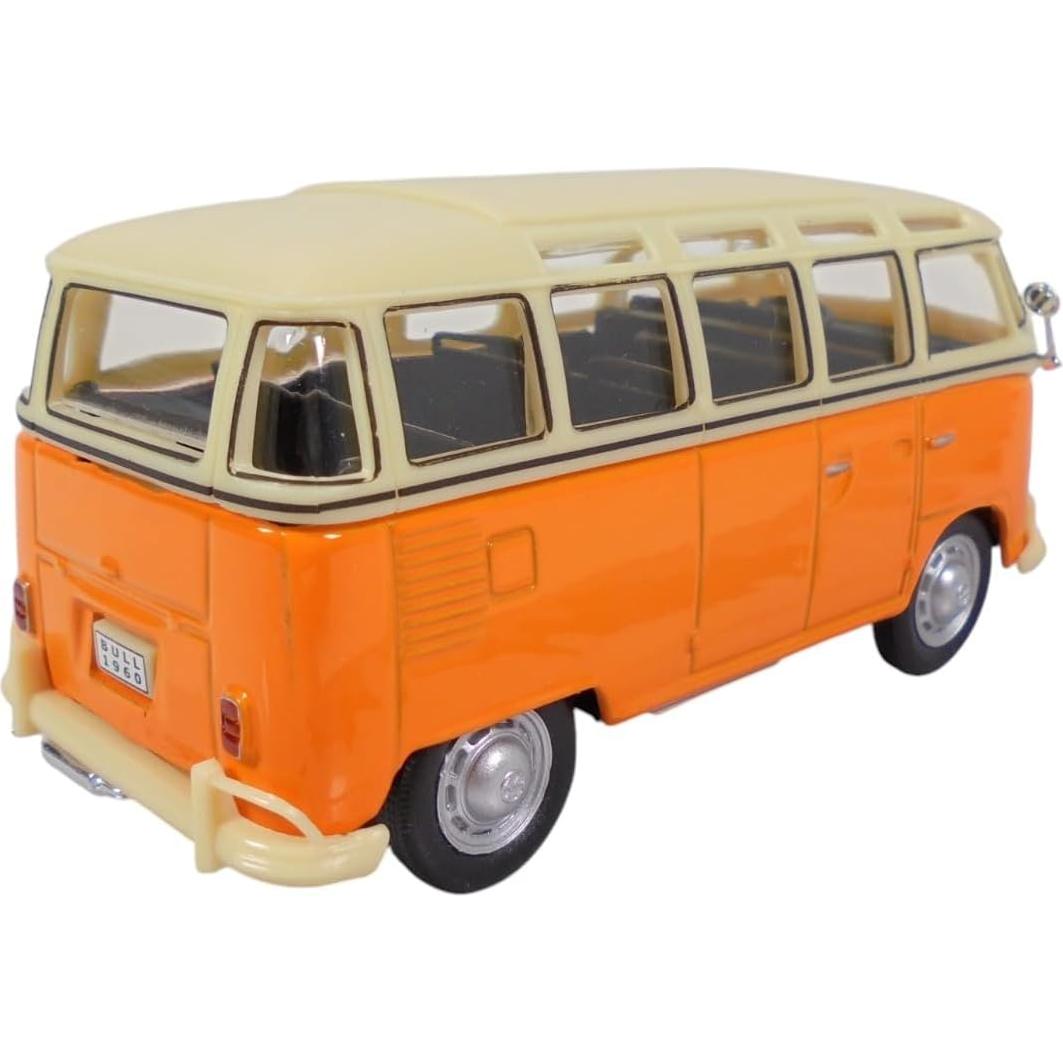 Miniatura Coche Volkswagen Samba Combi Naranja 1/43 OPO 10