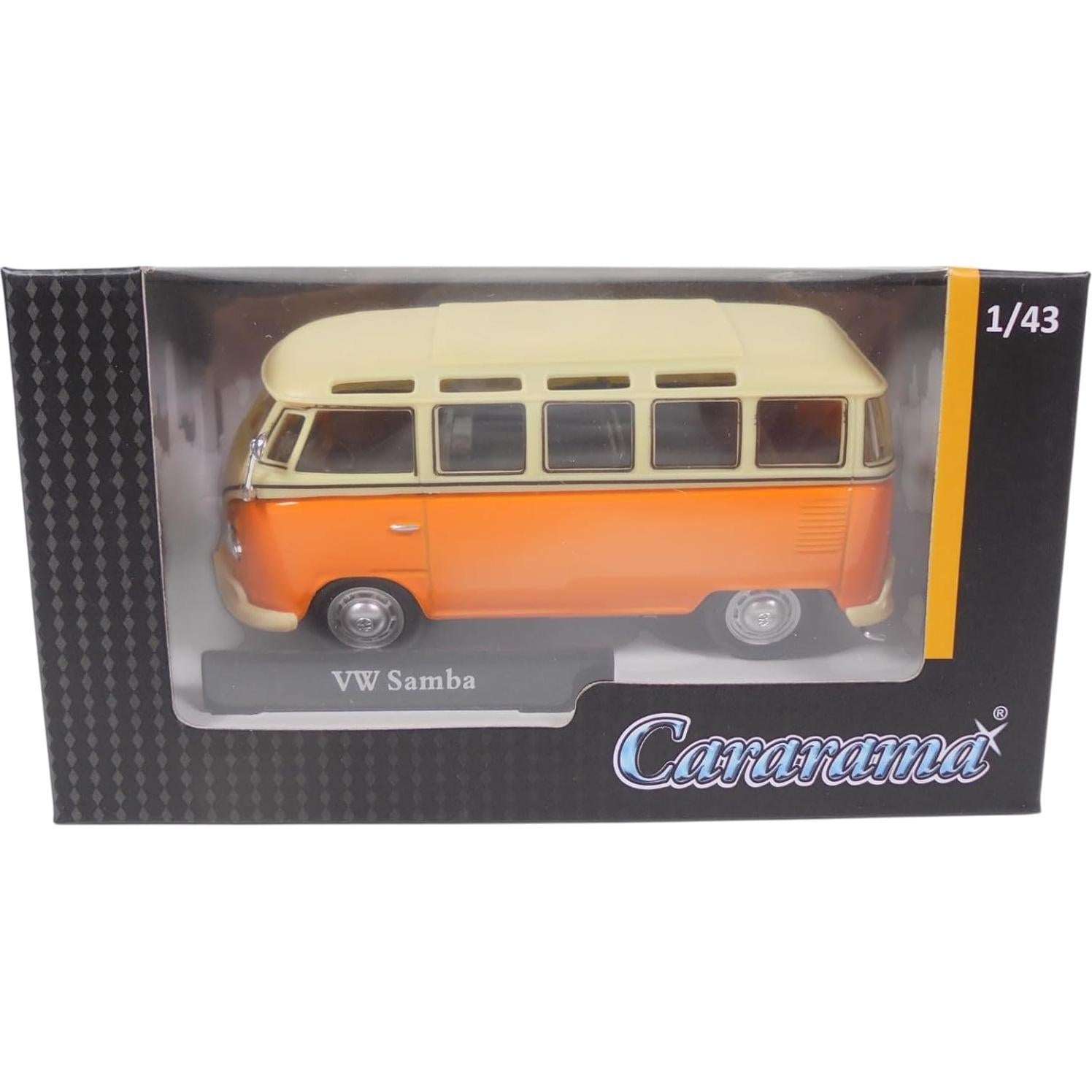Miniatura Coche Volkswagen Samba Combi Naranja 1/43 OPO 10