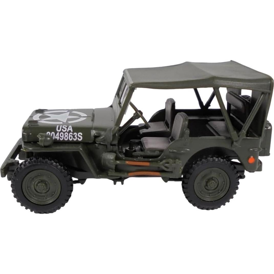 Miniatura Coche OPO 10 Jeep Willys Ejército 1:43 Metal