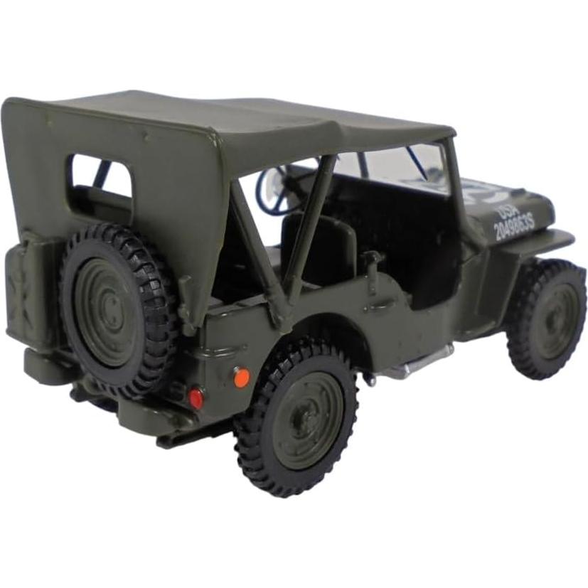 Miniatura Coche OPO 10 Jeep Willys Ejército 1:43 Metal