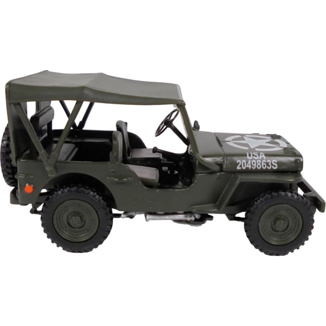 Miniatura Coche OPO 10 Jeep Willys Ejército 1:43 Metal