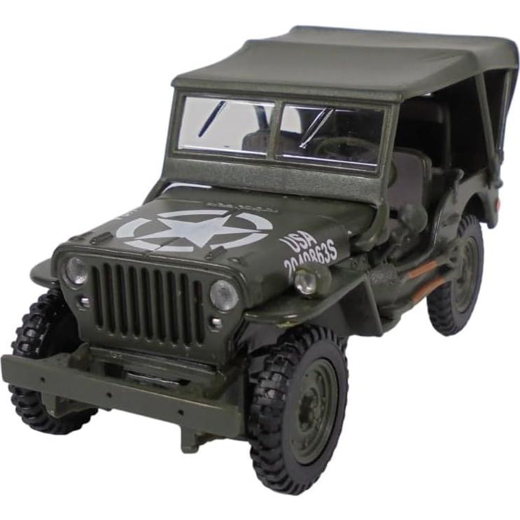 Miniatura Coche OPO 10 Jeep Willys Ejército 1:43 Metal