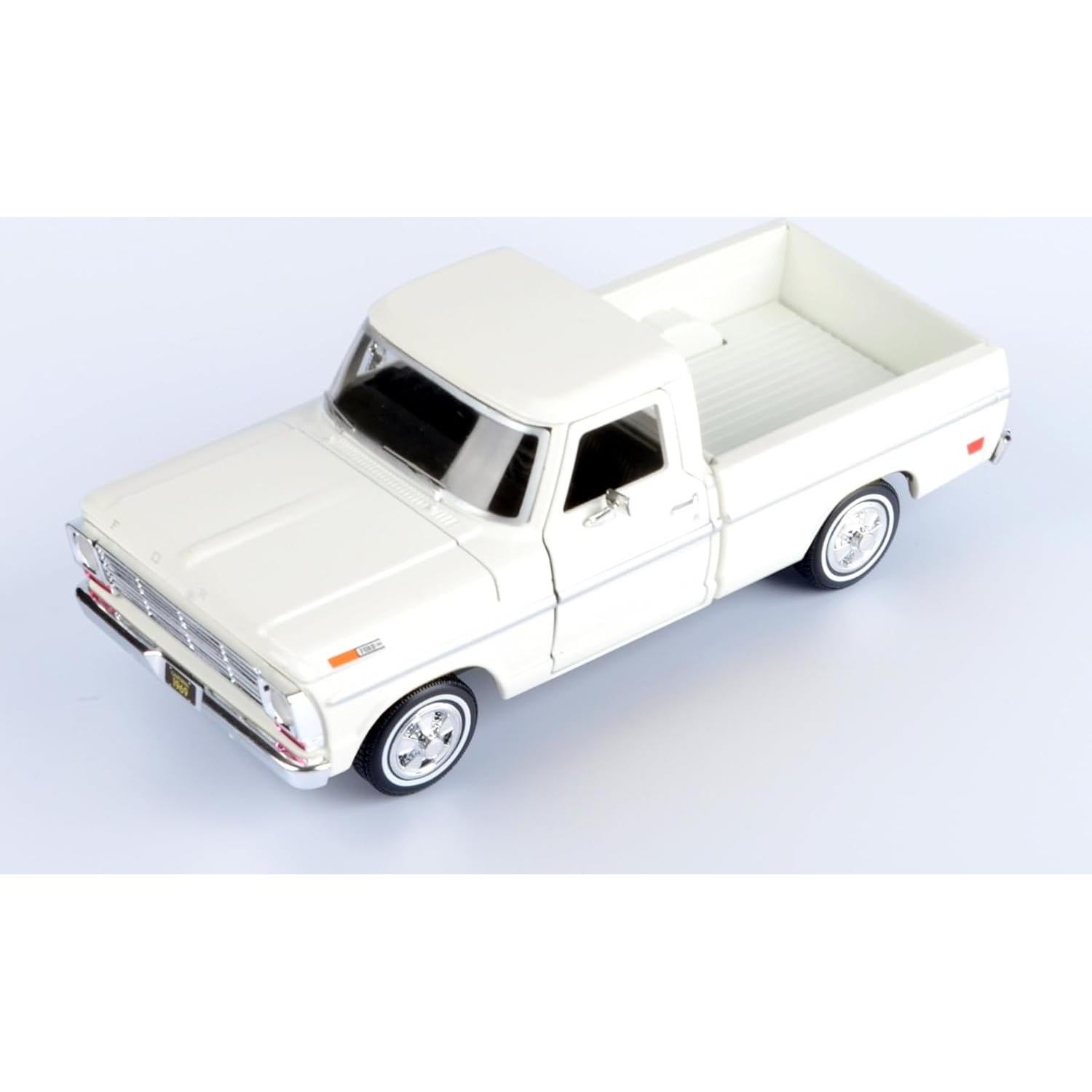 Camioneta F-100 1969 Diecast 1:24 MotorMax Blanco