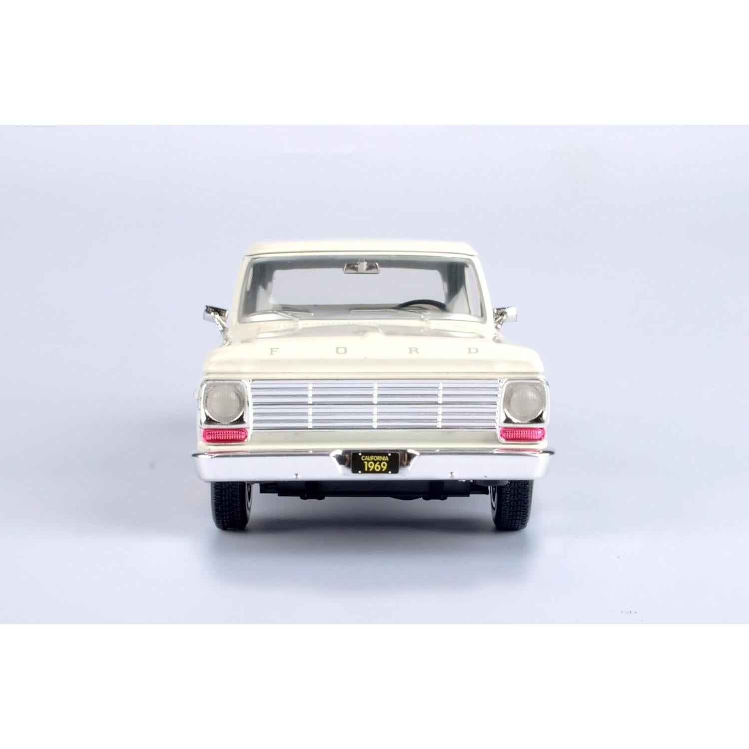 Camioneta F-100 1969 Diecast 1:24 MotorMax Blanco