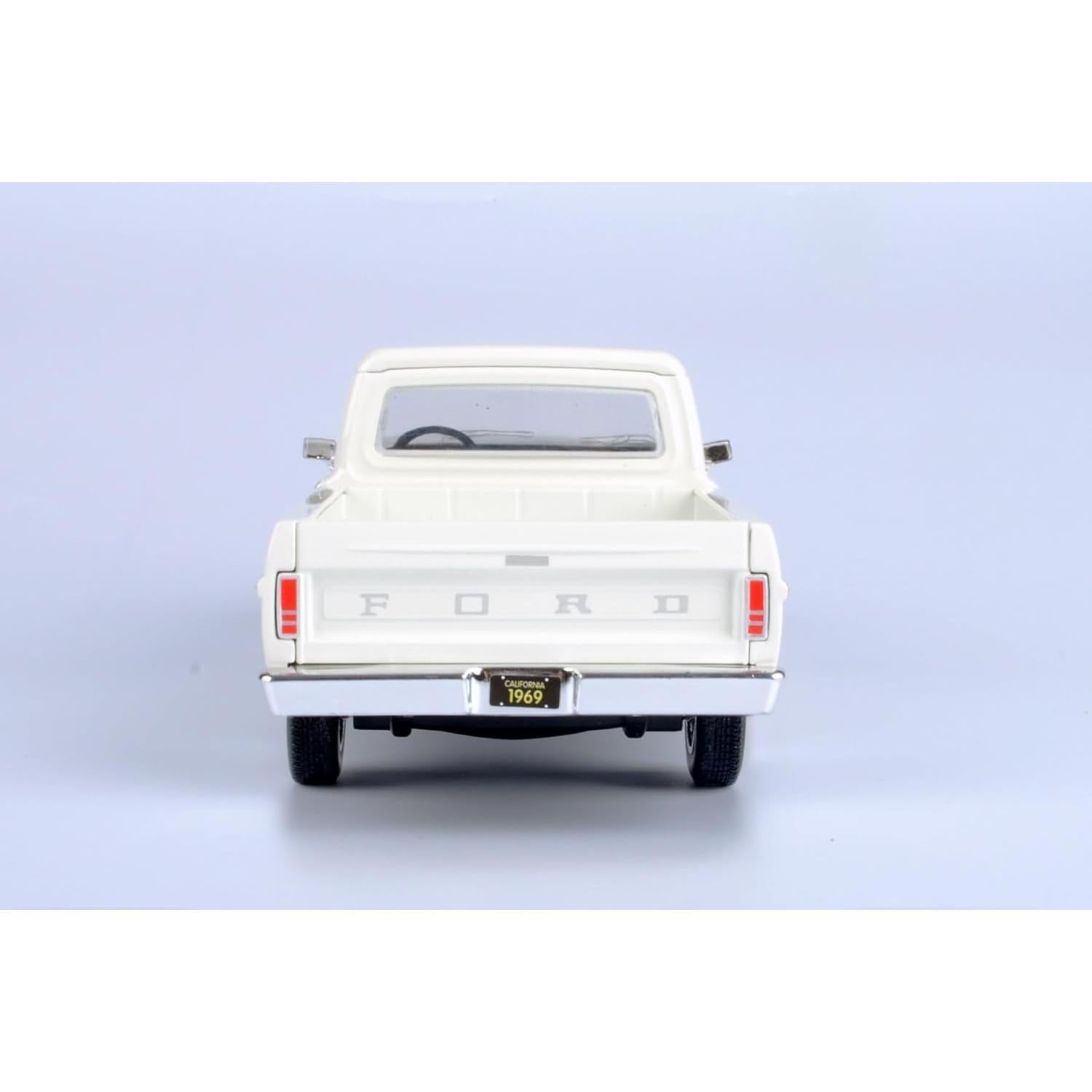 Camioneta F-100 1969 Diecast 1:24 MotorMax Blanco