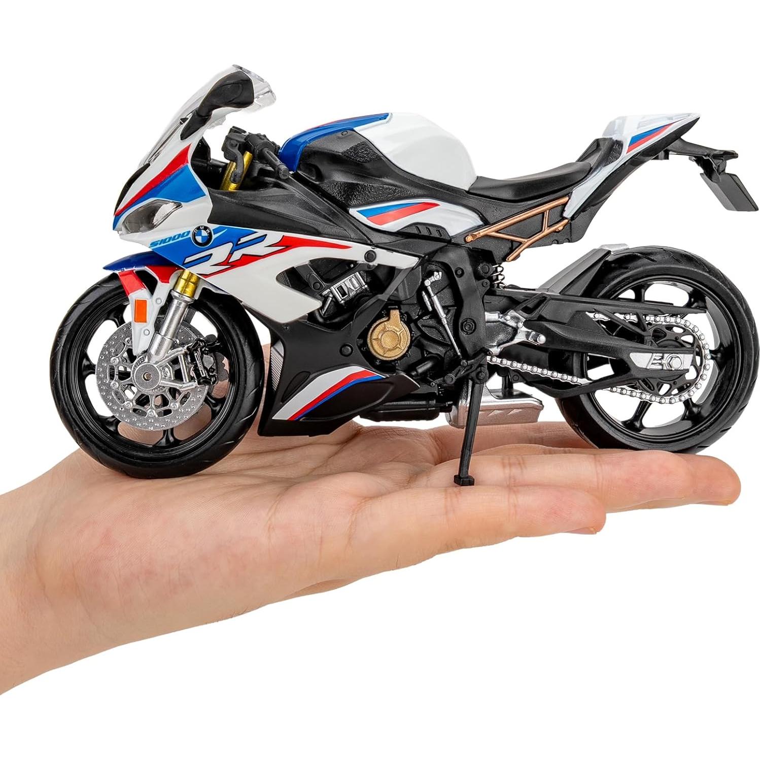 Motocicleta Diecast 1:12 BMW S1000RR Blanco RMZ City