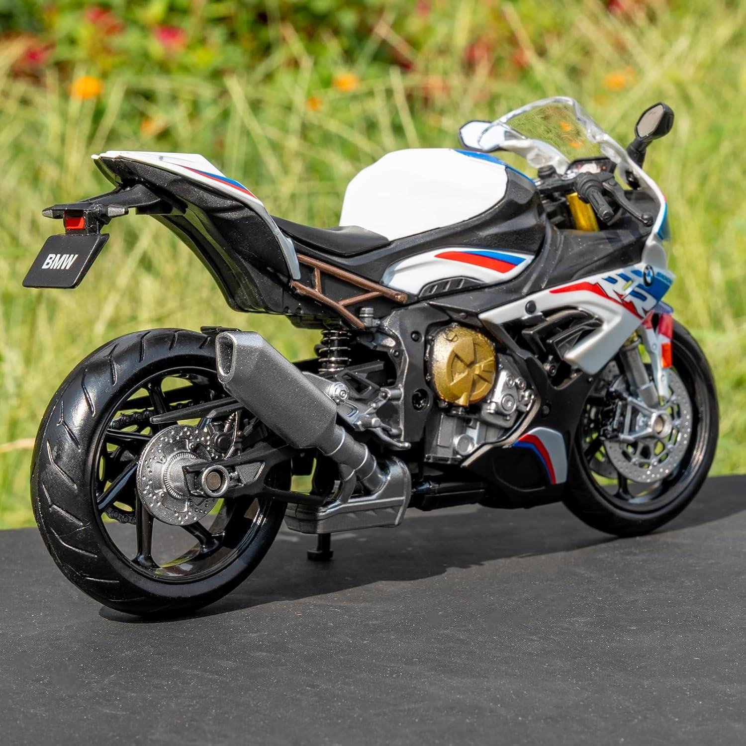 Motocicleta Diecast 1:12 BMW S1000RR Blanco RMZ City