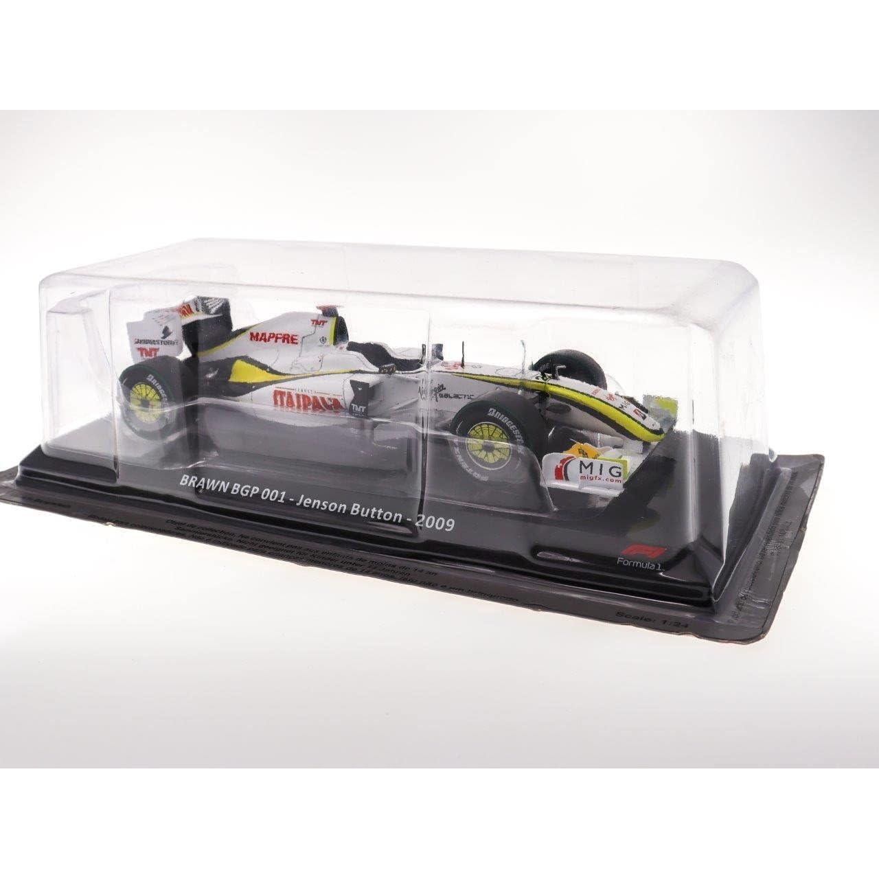 Coche de Fórmula 1 1/24 OPO 10 Brawn GP 01 Jenson Button