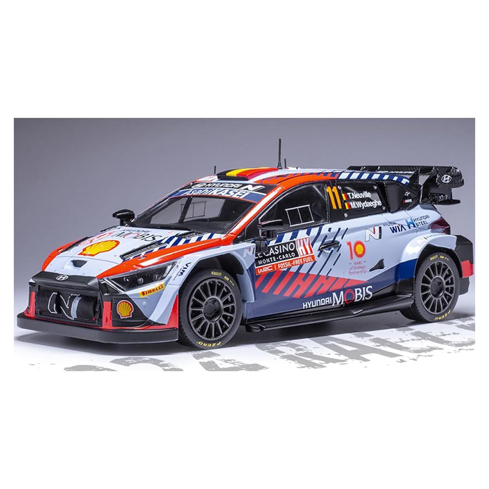 Modelo de Coche Diecast IXO i20 N Rally1 Thierry Neuville 1/18