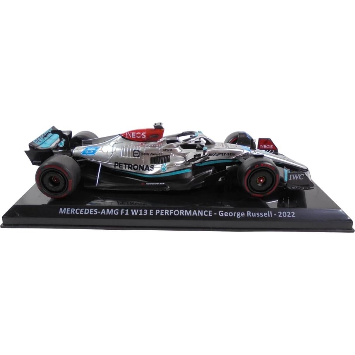 Modelo de coche de metal 1/24 OPO Mercedes-AMG F1 W13 2022