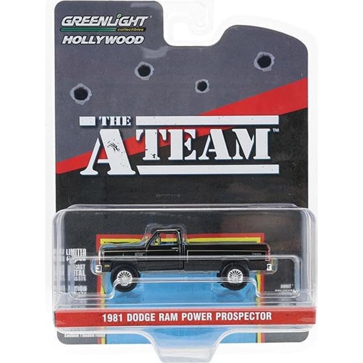Camión diecast 1/64 GreenLight 1981 Dodge Power Ram