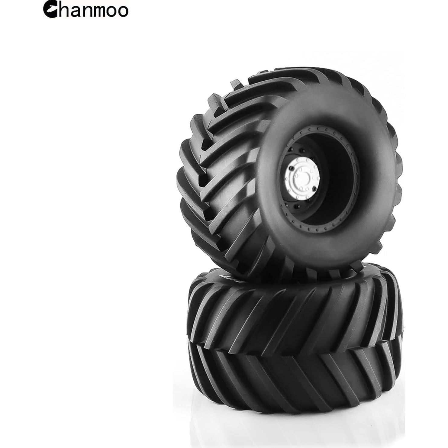 Neumáticos RC 1/10 Chanmoo para Camión Monstruo 4 Pcs